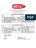 BEC MS & GI Accessories (ISI Marked) - 04.10.2021