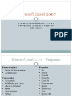 Aulas de Excel 2007-2010 - Aula 1