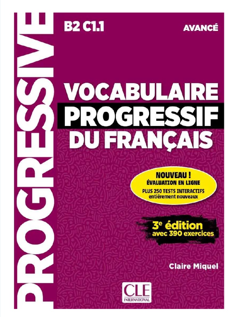 Progressif - Vocabulaire Avancé | PDF
