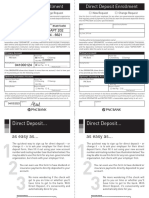 Direct Deposit Enrollment Form