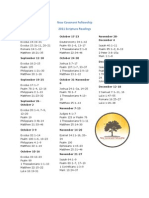 NCF Scripture Readings 2011