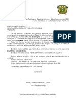 Este Documento Carece de Valor para Trámites Legales y Judiciales