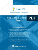 TaxEDU Primer The Three Basic Tax Types