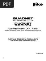 Software Operating Instructions: Quadnet / Duonet OSP - V3.0x