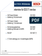 HW-Rahmentermine Für EDC17 One-Box