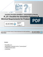 Checklist for Interpreting Moldflow Simulation Results