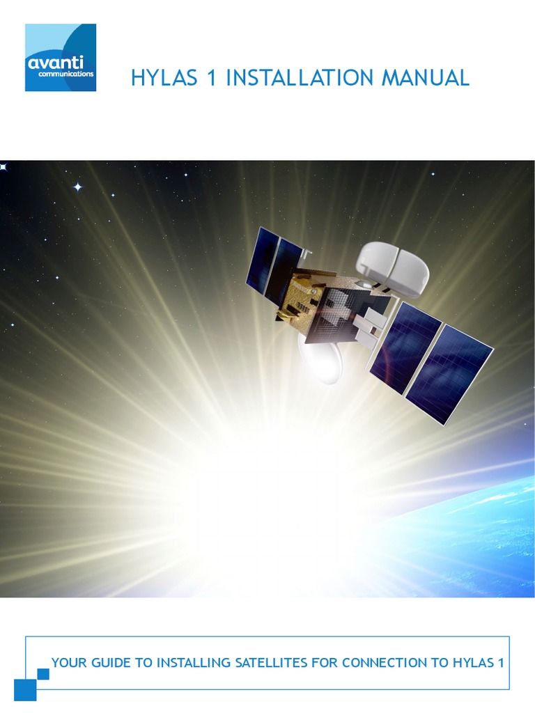 HYLAS 1 Satellite Installation Guide | PDF | Compass | Surveying