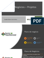 Plano de Negócios - Projetos Florestais: Claudio Oriani e Guto Freitas