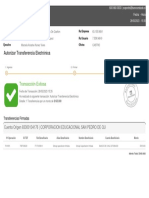 Autorizar Transferencia Electrónica: Transacción Exitosa