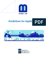 Guidelines For Applicants Mobile2be 3rd Call