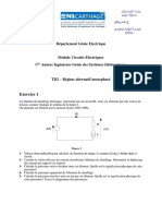 Exercice 1: Département Génie Electrique