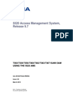 5520 Access Management System, Release 9.7: 7302/7330/7356/7360/7362/7363/7367 ISAM O&M Using The 5520 Ams