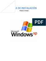 Guia de instalación de Windows XP