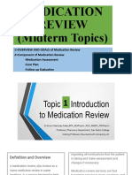 Medication Review (Midterm Topics)