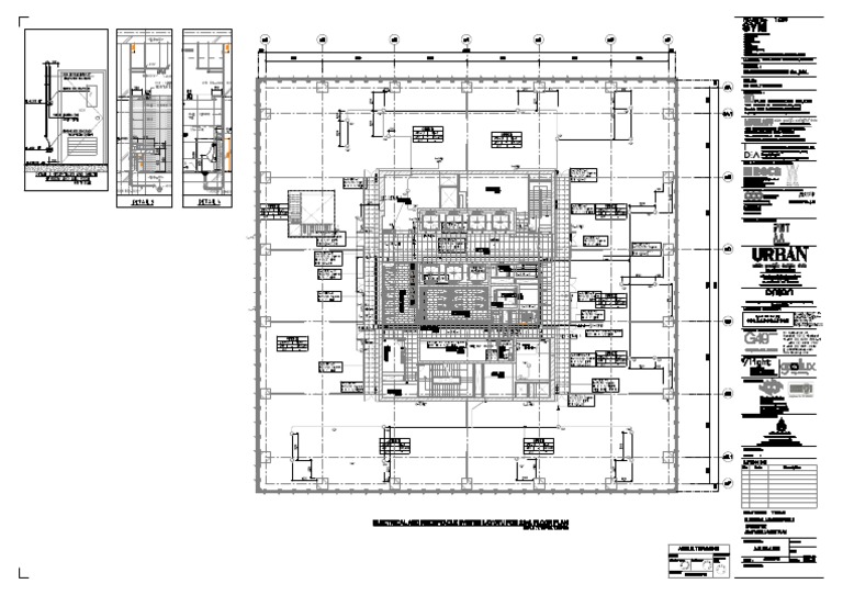 A.E.02.4.023 ELECTRICAL AND RECEPTACLE SYSTEM LAYOUT FOR 23rd FLOOR