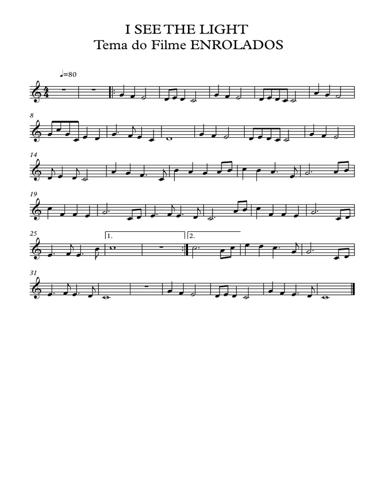 Sem Título 2 - Enrolados Partitura Completa | PDF