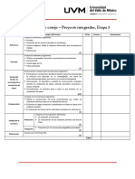 Lista de Cotejo - Proyecto Integrador, Etapa 3: Criterios A Evaluar Cumple (10 Puntos) Sí/No Puntos Comentarios