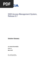 5520 AMS Release 9.7 Glossary