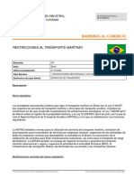 Restricciones Al Transporte Maritimo-Brasil