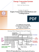 Engine Temperature Distributions and Cooling System