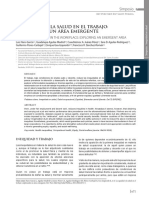 Inequidad salud y trabajo explorando área emergente