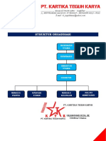 Struktur Organisasi PT