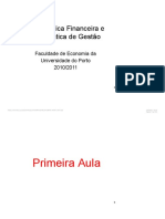 Matemática Financeira e Informática de Gestão: Faculdade de Economia Da Universidade Do Porto 2010/2011