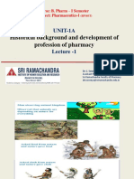 History of The Pharmacy Profession Compressed