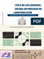 La Didáctica de Las Lenguas: Una Disciplina en Proceso de Construcción