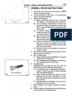 GENERAL REPAIR INSTRUCTIONS (1995.8 - ) (Except LH105 Series)