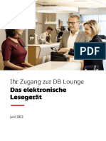 Legitimationsprüfung DB Lounges - Das Elektronische Lesegerät