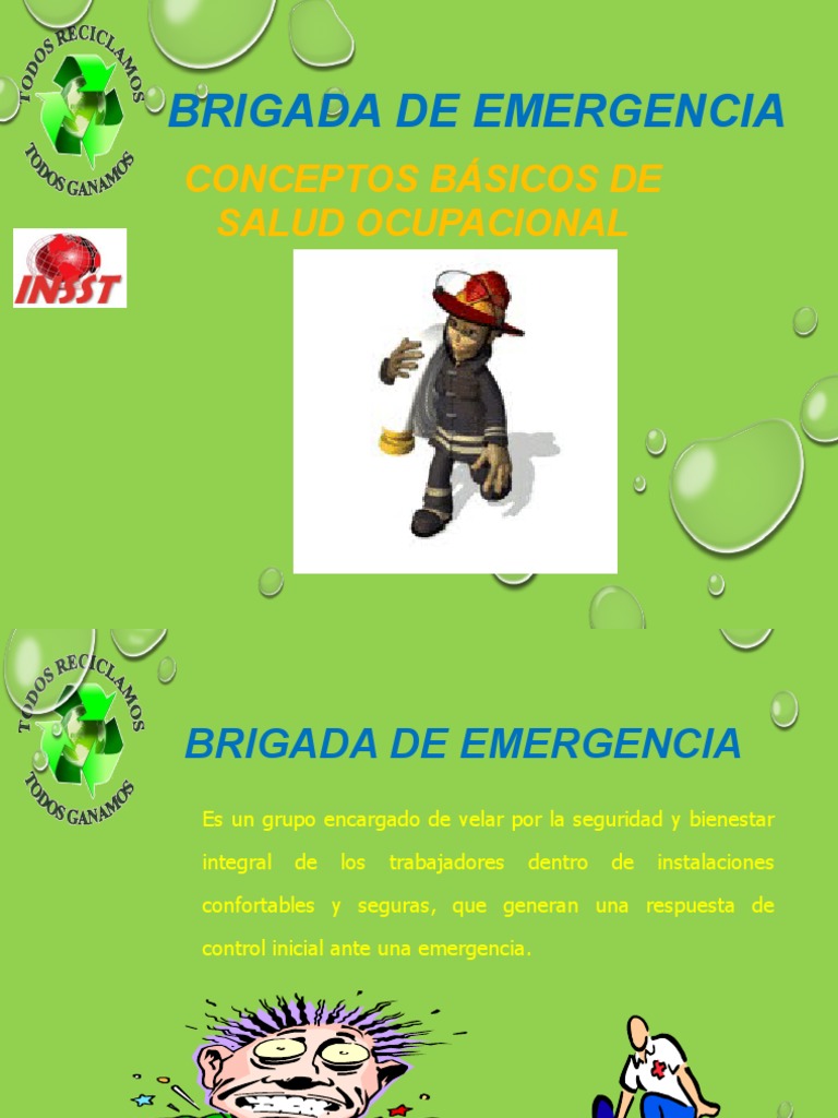 brigadas-de-emergencia | PDF | Emergencia | Seguridad y salud ocupacional