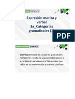 3ab Ejercicios Gramaticales 3 - ADV. PREP. CONJ. INTERJ - EEyV - AEGB