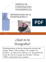 Diseños de Investigación Etnográficos