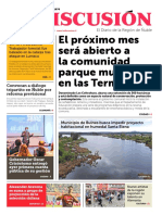 El Próximo Mes Será Abierto A La Comunidad Parque Municipal en Las Termas