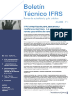 Boletín Técnico IFRS Boletín Técnico IFRS: Temas de Actualidad y Guía Práctica Temas de Actualidad y Guía Práctica