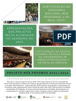 Participação No Seminário Nacional Nós Propomos! 2 de Maio (Igot) Apresentações Dos Projetos Pelos Alunos (As) Do Aeamares No Igot