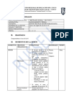 I. Datos Generales: Dirección Regional de Educación Del Cusco Unidad de Gestión Educativa Local - Cusco