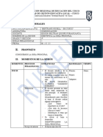 I. Datos Generales: Dirección Regional de Educación Del Cusco Unidad de Gestión Educativa Local - Cusco