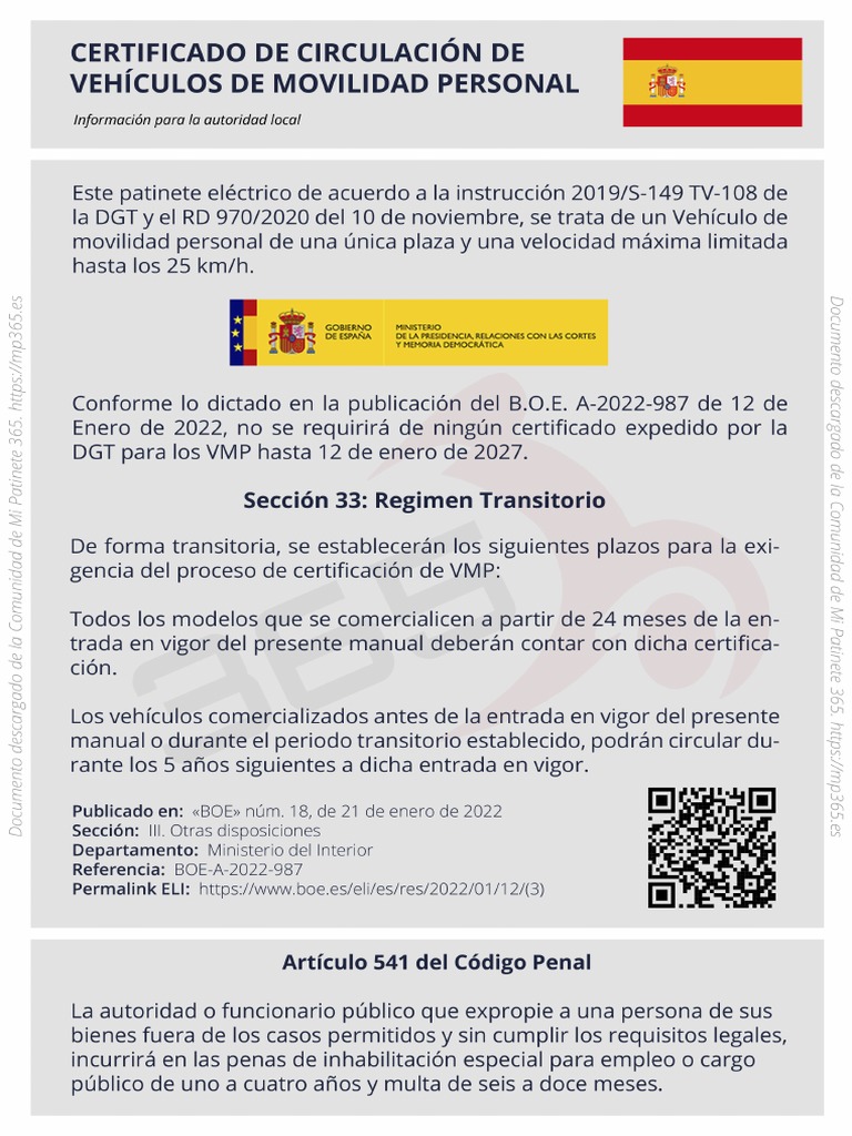 Certificado VMP 2022 | PDF