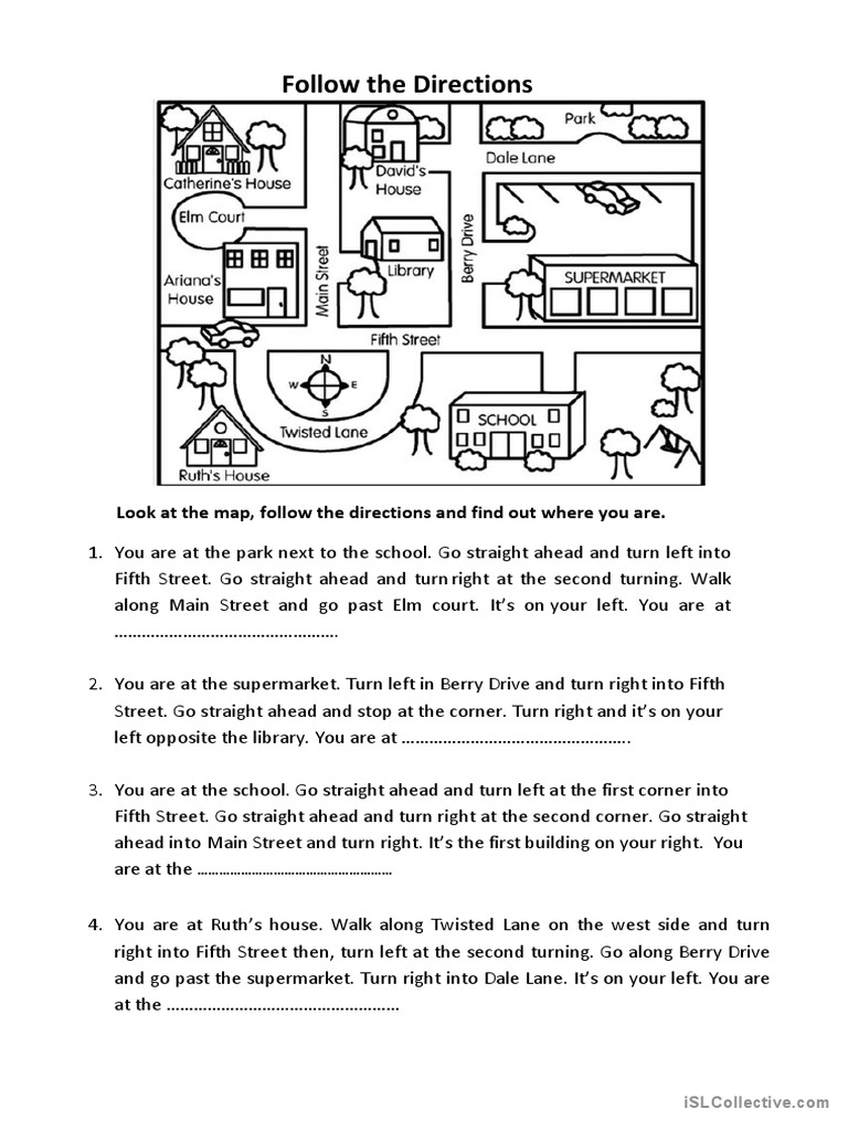 Map-Based Directional Challenges | PDF