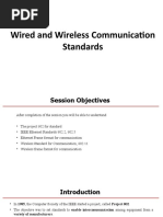 Wired and Wireless Communication Standards