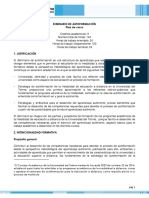 Seminario de autoformación: aprendizaje autónomo y proyecto de vida