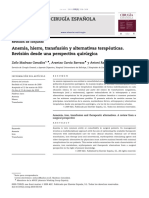 Anemia Hierro Transfusion y Alternativasterapeuticas