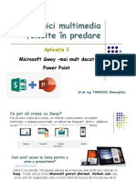 Sway-Mai Mult Decat Power Point