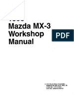 Manual de Serviços Mazda MX-3 1.8 V6 K8 DOHC