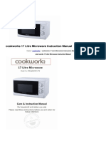 17 Litre Microwave Manual