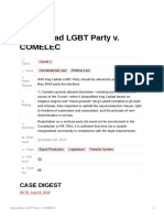 COMELEC Abused Discretion in Disqualifying Ang Ladlad LGBT Party