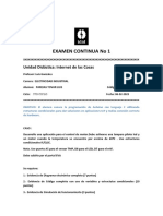 EXAMEN CONTINUA No 1 Internet de Las Cosas Enero 2023