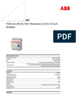 F204 AC-80/0,3 IEC Residual Current Circuit Breaker
